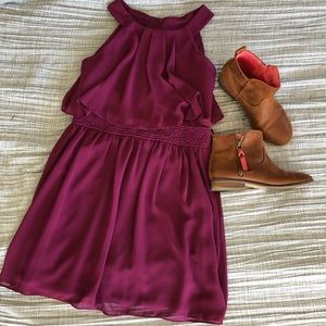 Girls layered ruffle dress